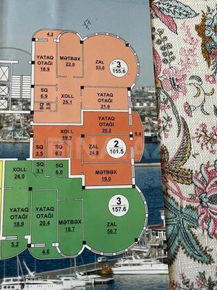 4 otaqlı Yeni tikili, Şah İsmayıl Xətai m., Bakı