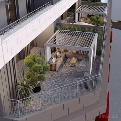 4 otaqlı Yeni tikili, Ağ şəhər q., Bakı