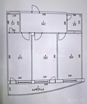 2 otaqlı Yeni tikili, 20 Yanvar m., Bakı