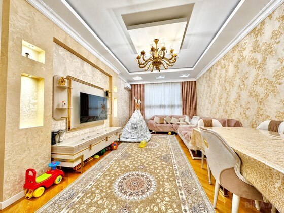 3 otaqlı Yeni tikili, Qara Qarayev m., Bakı