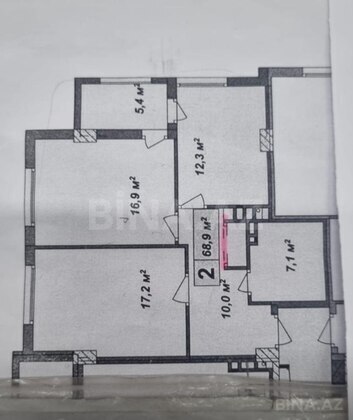 2 otaqlı Yeni tikili, Qara Qarayev m., Bakı