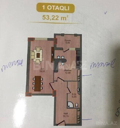 2 otaqlı Yeni tikili, Gənclik m., Bakı