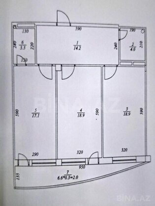 2 otaqlı Yeni tikili, İnşaatçılar m., Bakı