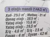 Satılır 3 otaqlı yeni tikili 144 m², Nəsimi r., photo 4 from 8