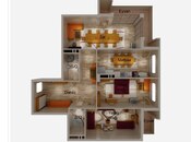 3 otaqlı yeni tikili - Bayıl q. - 153 m²
