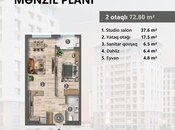 Продаётся 2-комн. новостройка 72.8 м², photo 4 from 4