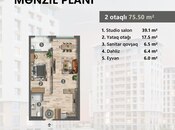 Продаётся 2-комн. новостройка 75.5 м², photo 4 from 4