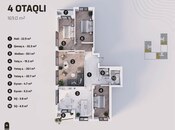 Продаётся 4-комн. новостройка 169 м², м. Улдуз, photo 2 from 7