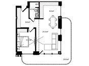 Продаётся 2-комн. новостройка 93.4 м², пос. Sea Breeze, photo 7 from 7