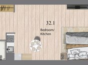 Продаётся 1-комн. новостройка 54.9 м², пос. Sea Breeze, photo 6 from 6