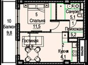 Satılır 2 otaqlı yeni tikili 59.5 m², Nardaran q., photo 8 from 8
