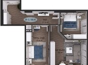 2 otaqlı yeni tikili - 20 Yanvar m. - 88.8 m²
