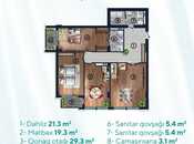 Продаётся 3-комн. новостройка 147 м², м. Кероглу, photo 2 from 6