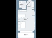 Продаётся 1-комн. новостройка 56.2 м², пос. Sea Breeze, photo 6 from 6