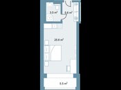 Satılır 1 otaqlı yeni tikili 51.5 m², Sea Breeze q., photo 6 from 6