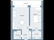 Satılır 2 otaqlı yeni tikili 91 m², Sea Breeze q., photo 6 from 6