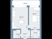 Satılır 2 otaqlı yeni tikili 91.8 m², Sea Breeze q., photo 6 from 6