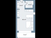 Продаётся 1-комн. новостройка 59.5 м², пос. Sea Breeze, photo 6 from 6