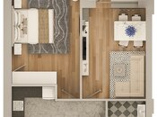 Продаётся 2-комн. новостройка 59 м², пос. Масазыр, photo 2 from 4