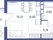 Satılır 1 otaqlı yeni tikili 41.7 m², Nardaran q., photo 7 from 7