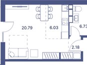 Satılır 1 otaqlı yeni tikili 51.2 m², Nardaran q., photo 7 from 7