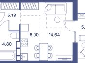 Satılır 1 otaqlı yeni tikili 42 m², Nardaran q., photo 7 from 7