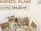 Satılır 3 otaqlı yeni tikili 134.3 m², Yasamal r., photo 3 from 8