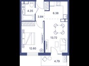 Продаётся 2-комн. новостройка 52.6 м², пос. Нардаран, photo 7 from 7