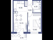 Продаётся 2-комн. новостройка 52.6 м², пос. Нардаран, photo 7 from 7