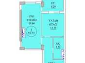 Satılır 2 otaqlı yeni tikili 55.7 m², 28 May m., photo 8 from 8