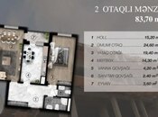 Satılır 2 otaqlı yeni tikili 85 m², 28 May m., photo 2 from 8