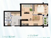 Продаётся 2-комн. новостройка 80 м², м. Кероглу, photo 6 from 8