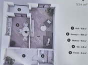 Satılır 1 otaqlı yeni tikili 53.4 m², Ulduz m., photo 2 from 5