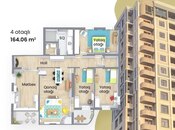 Продаётся 4-комн. новостройка 164 м², Насиминский  р., photo 2 from 8