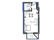 Продаётся 1-комн. новостройка 54 м², пос. Нардаран, photo 2 from 8