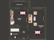 Satılır 1 otaqlı yeni tikili 44 m², Həzi Aslanov m., photo 4 from 6