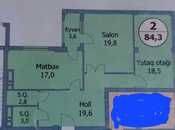 Satılır 2 otaqlı yeni tikili 84.3 m², Nəriman Nərimanov m., photo 4 from 8
