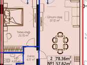 Satılır 2 otaqlı yeni tikili 78 m², photo 3 from 8