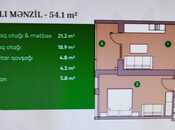 2 otaqlı yeni tikili - 7-ci mikrorayon q. - 55 m²