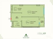 Продаётся 2-комн. новостройка 62.7 м², пос. Бадамдар, photo 3 from 8