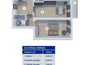 3 otaqlı yeni tikili - Koroğlu m. - 107 m²