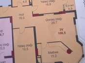 Satılır 3 otaqlı yeni tikili 107 m², Gənclik m., photo 2 from 6
