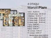 Satılır 4 otaqlı yeni tikili 139.2 m², M.Ə.Rəsulzadə q., photo 7 from 8