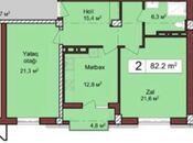 Продаётся 2-комн. новостройка 82.2 м², м. Ази Асланов, photo 8 from 8