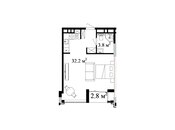 Satılır 1 otaqlı yeni tikili 46.6 m², Nardaran q., photo 6 from 6