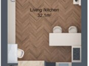 1 otaqlı yeni tikili - Nardaran q. - 53.5 m²