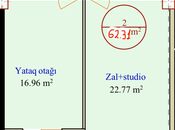 Satılır 1 otaqlı yeni tikili 54 m², Ramana q., photo 5 from 8