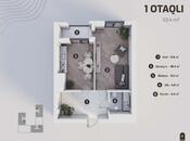 Satılır 1 otaqlı yeni tikili 53.4 m², Ulduz m., photo 2 from 8