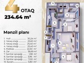 4 otaqlı yeni tikili - 28 May m. - 234.7 m²