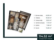 Продаётся 3-комн. новостройка 114.5 м², пос. Биладжары, photo 5 from 5